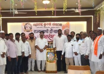 सोलापूर राज्यव्यापी दौऱ्याच्या शुभारंभाला उत्स्फूर्त प्रतिसाद!*   *सोलापूर जिल्ह्यातील वस्ताद, पैलवान आणि कुस्तीप्रेमींकडून समाधान व्यक्त*                              -*पैलवान संग्राम कांबळे.*